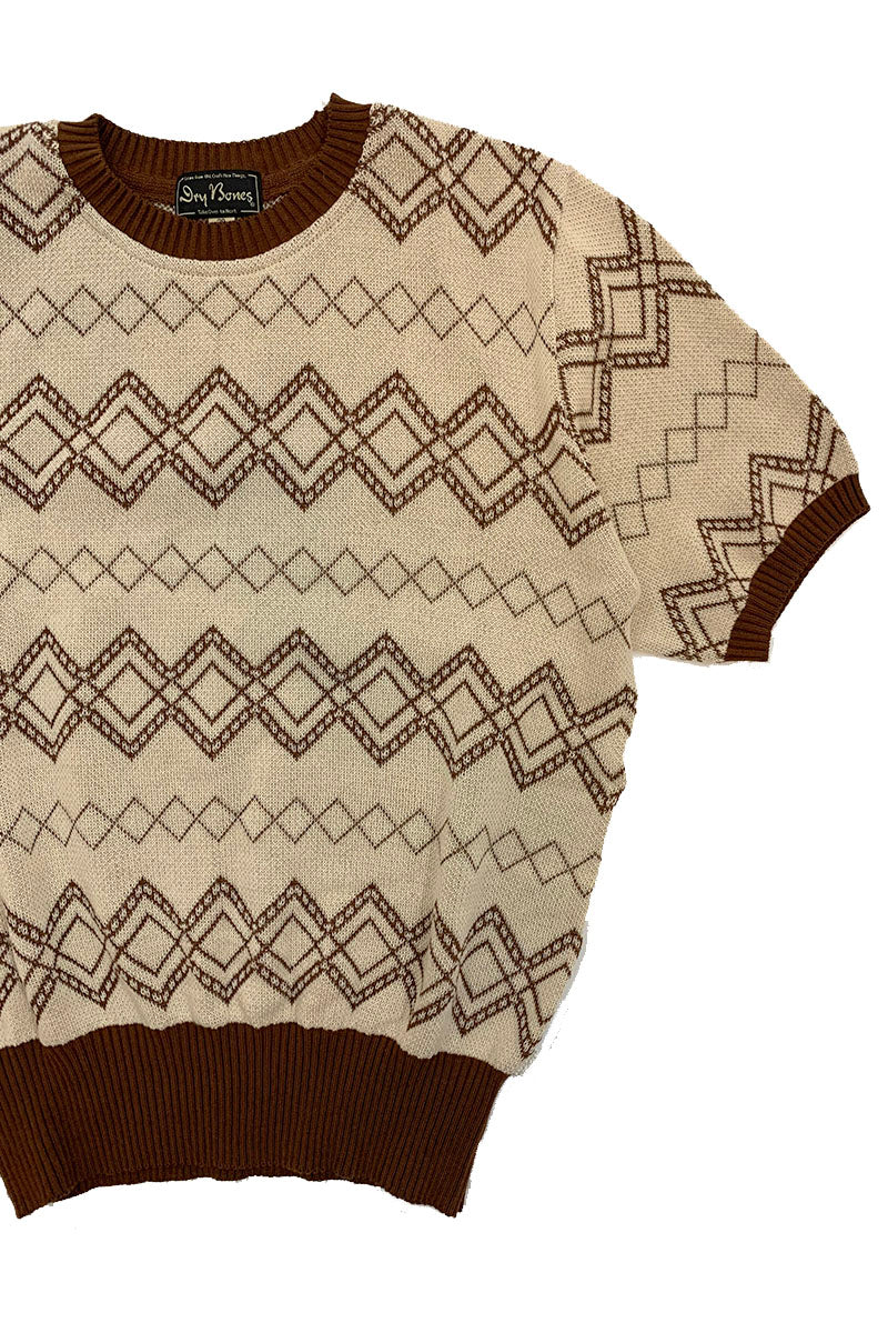 2 Tone Argyle Summer Knit