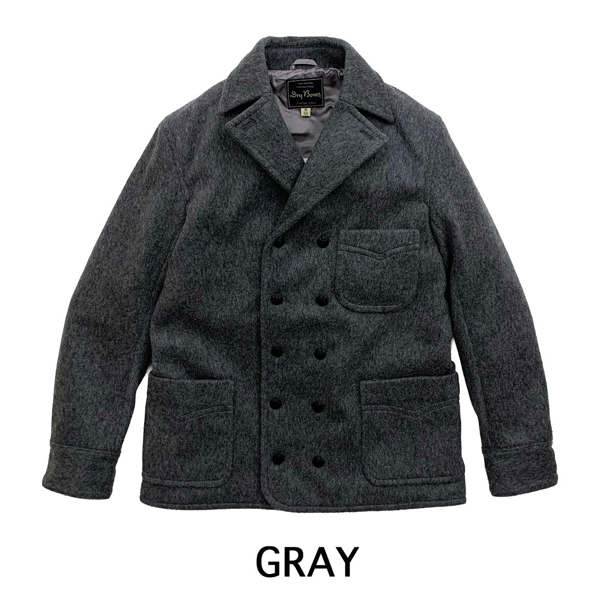 Double Breast Wool Flannel Work Jacket “YOUNG VITO”