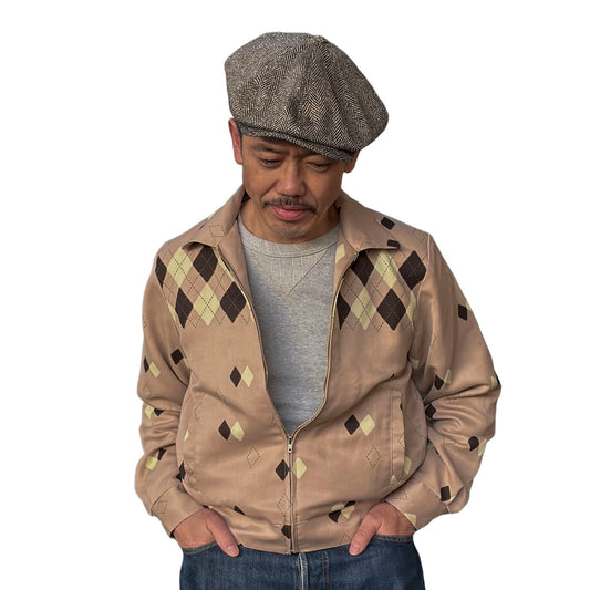 Wool Herringbone Casquette