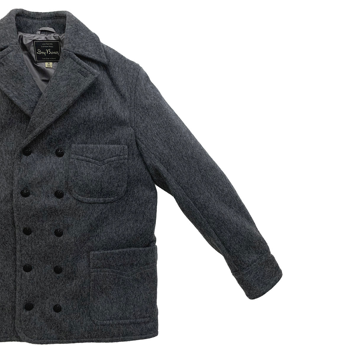 Double Breast Wool Flannel Work Jacket “YOUNG VITO”