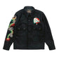 Wool Solid C.P.O.Jacket “SKULL and DRAGON”