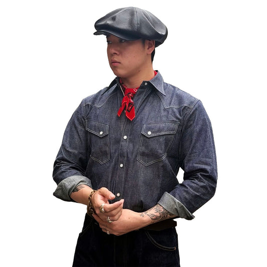 6.5oz Denim Western Shirt