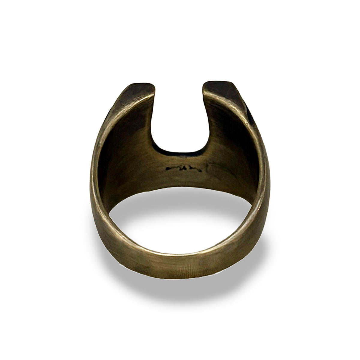 Brass Horse Shoe Ring – Dry Bones Online Shop