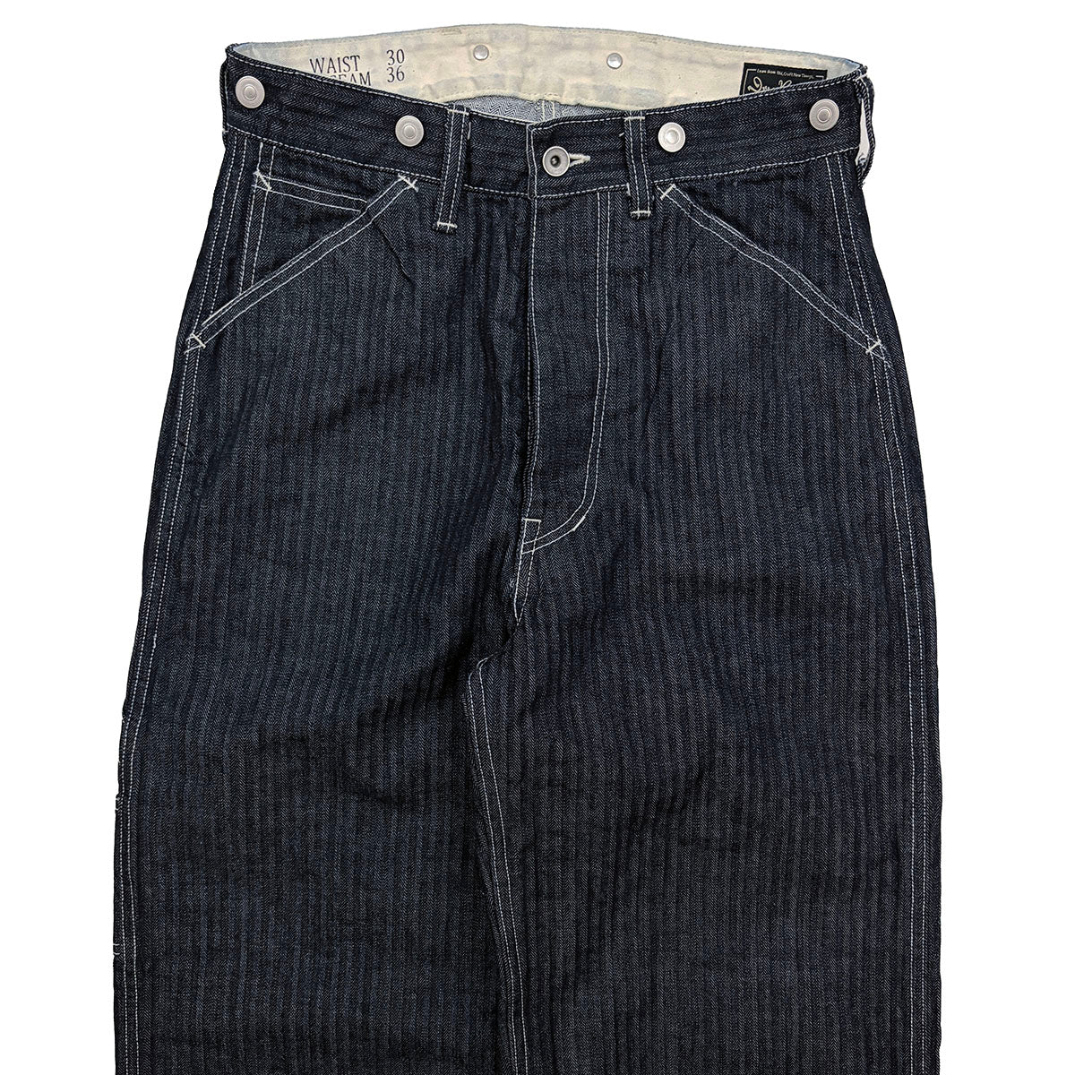 Herringbone Denim Painter Pants