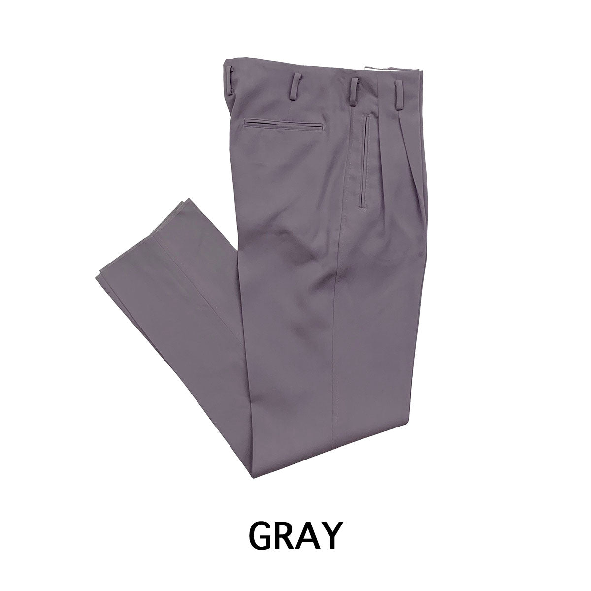 Hand Stitched Two Tuck Trousers