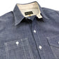 Irregular Pocket Chambray Work Shirt