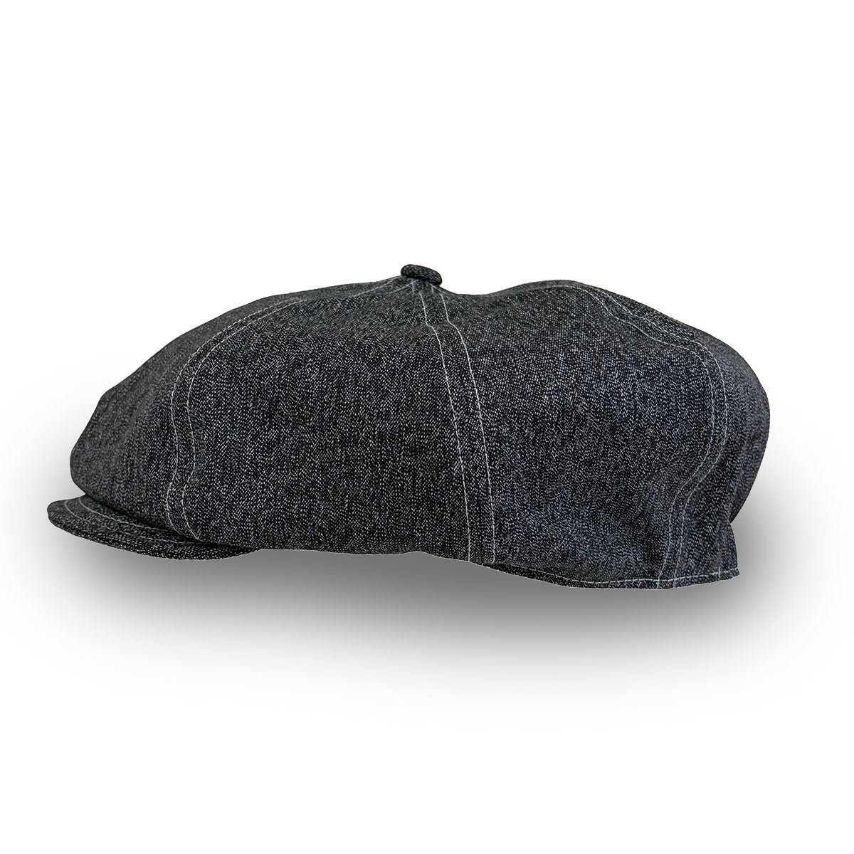 Black Chambray Casquette
