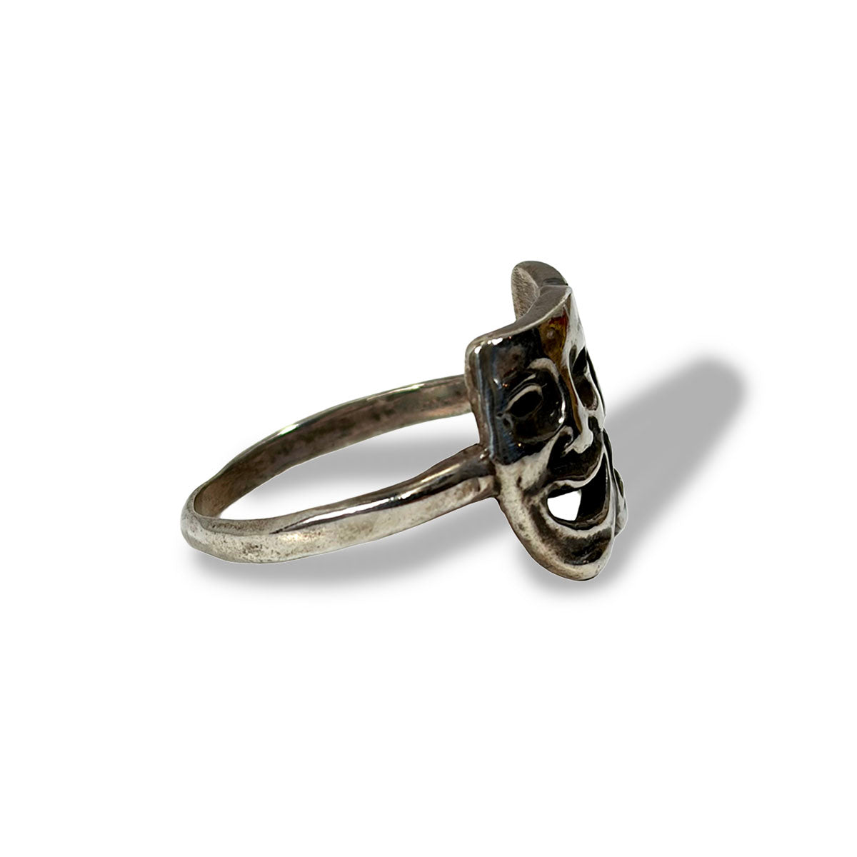 Silver Two Face Ring 