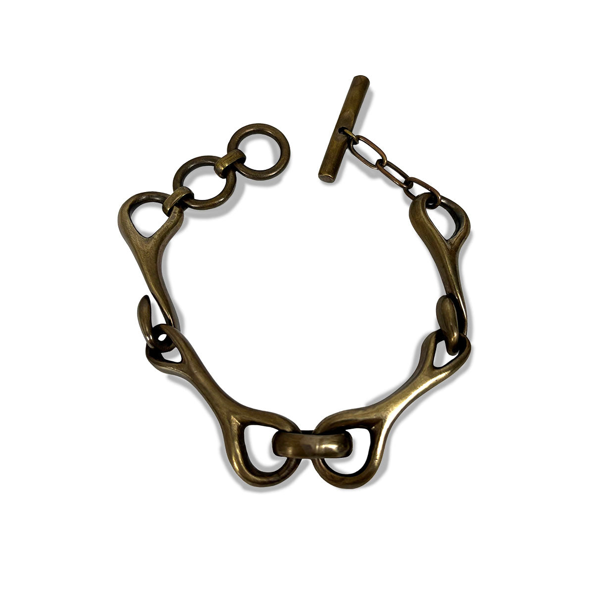 Brass Bit Bracelet