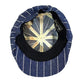 Striped Denim Casquette