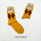 Irregular Argyle Socks