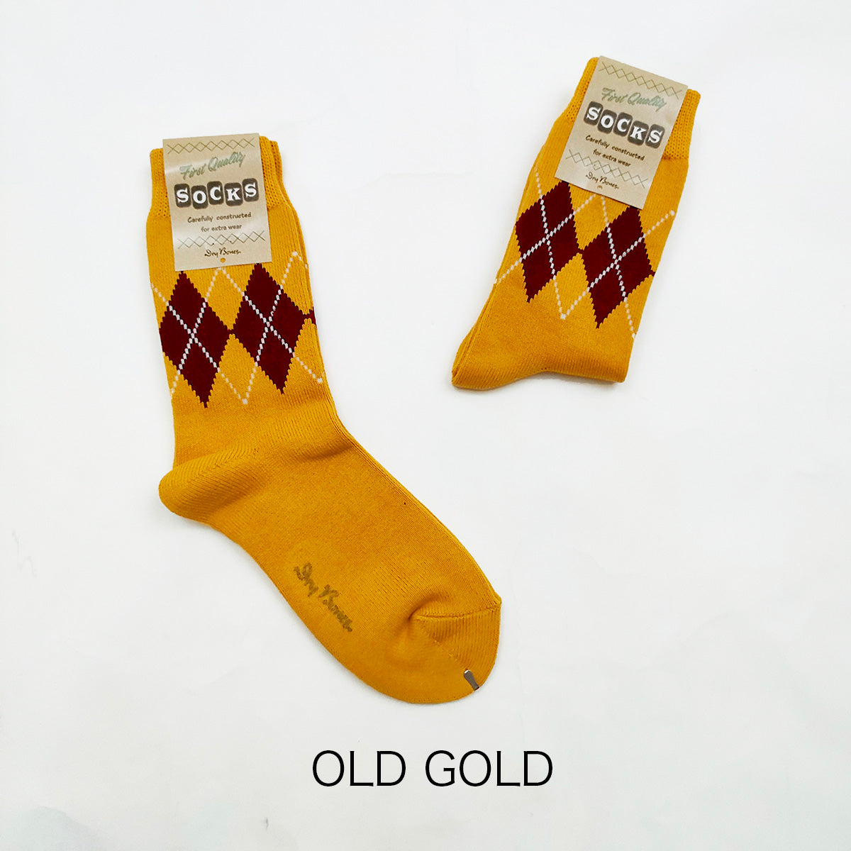 Irregular Argyle Socks