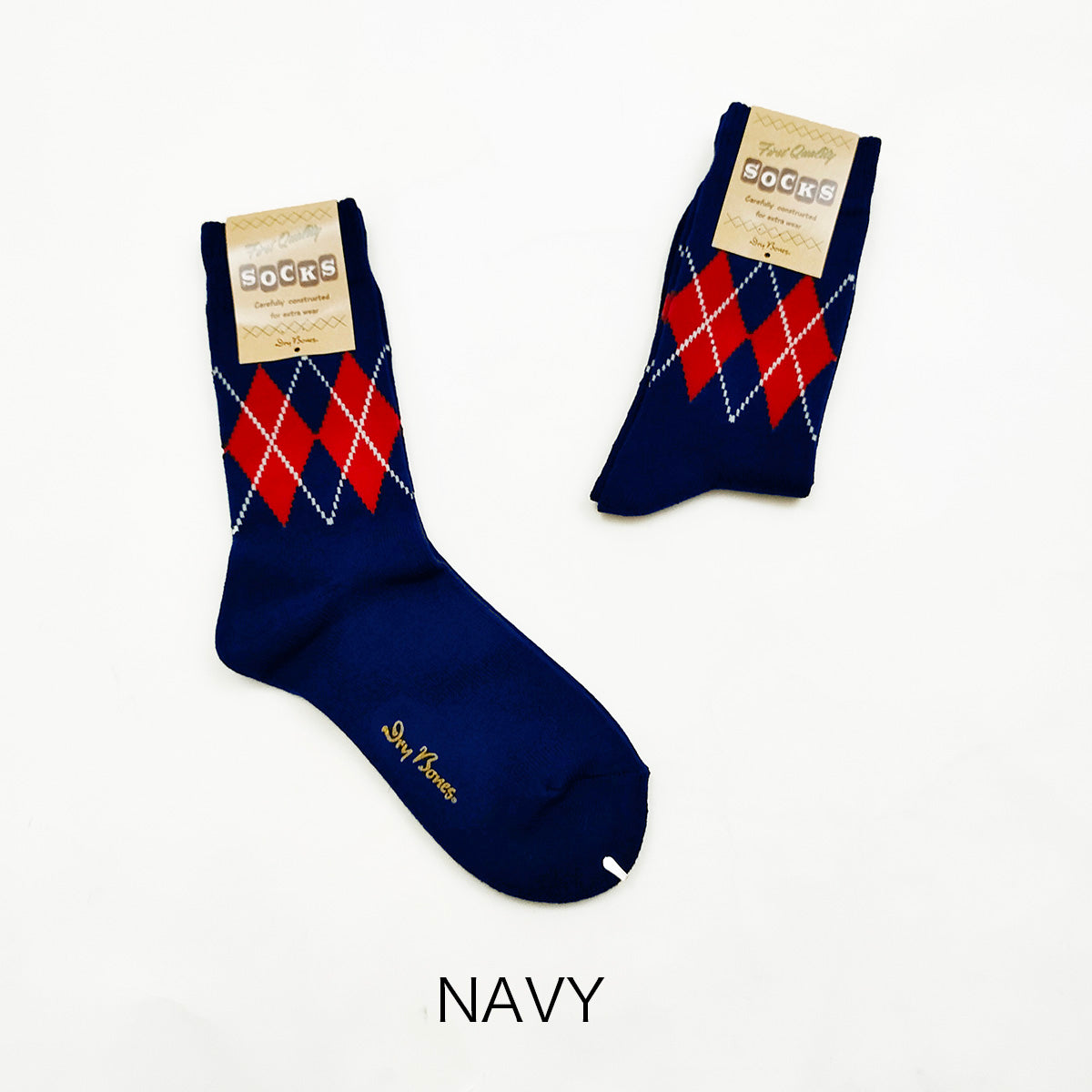 Irregular Argyle Socks