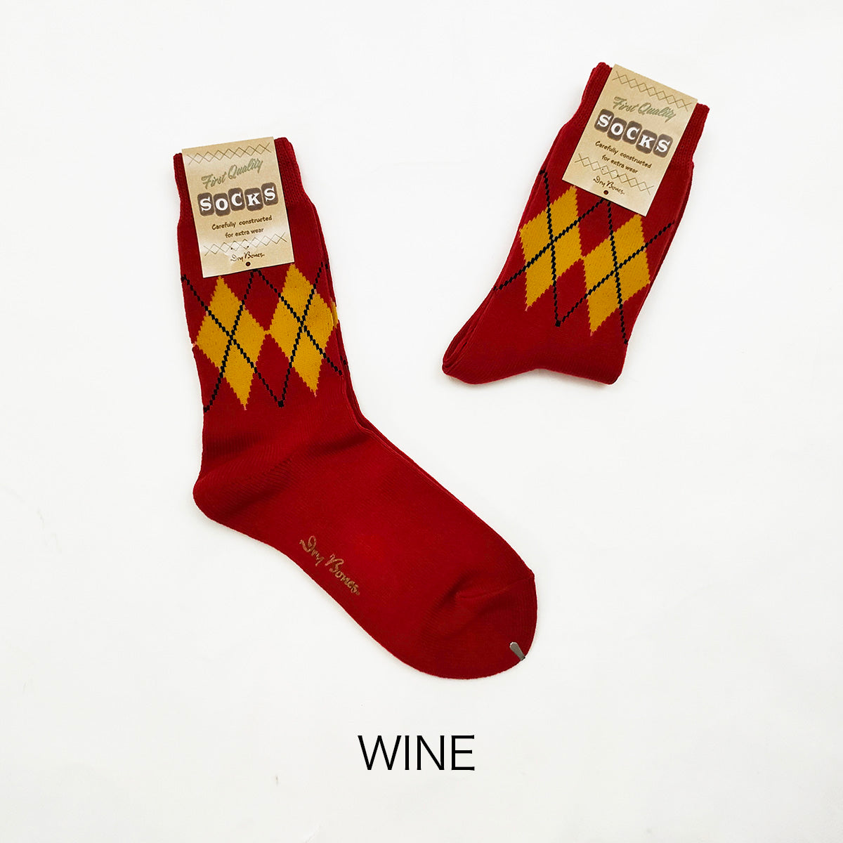 Irregular Argyle Socks