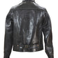 Leather Pleats Jacket