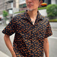 S/S Print Italian Collar Shirt “FLYING BAT”