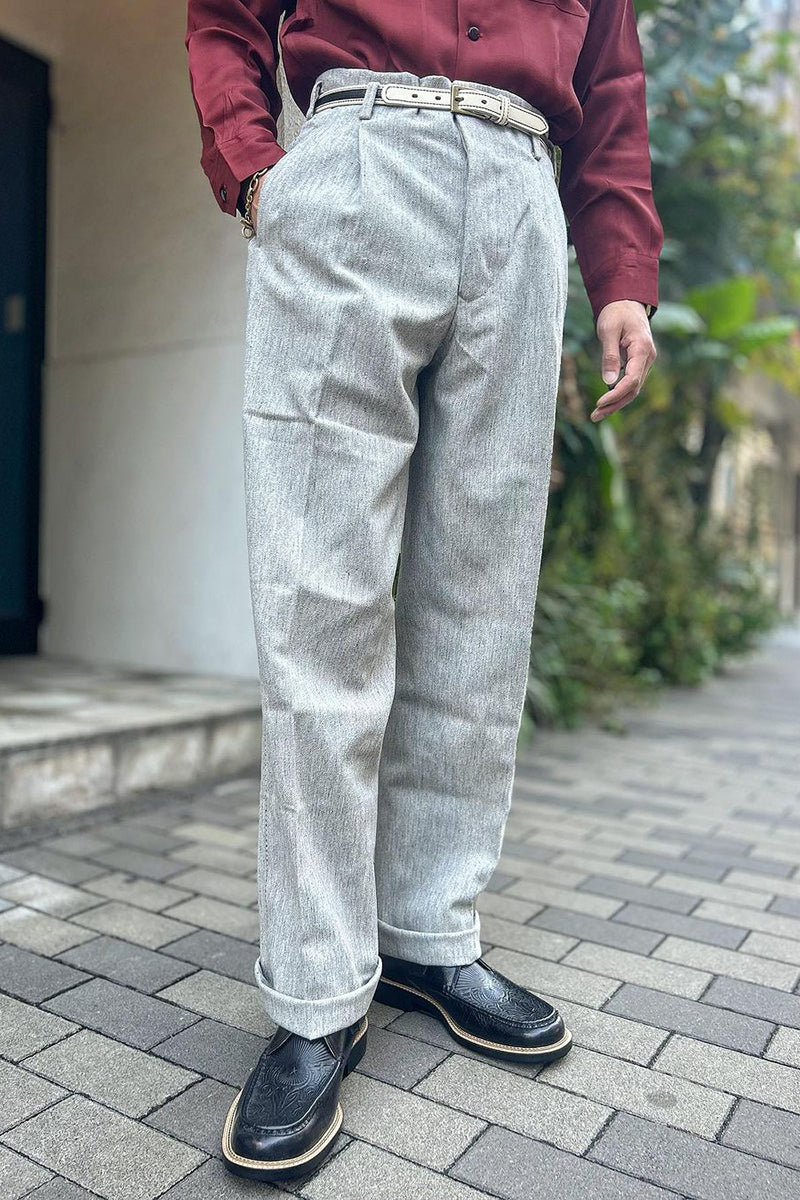 Wool Two Tack Trousers