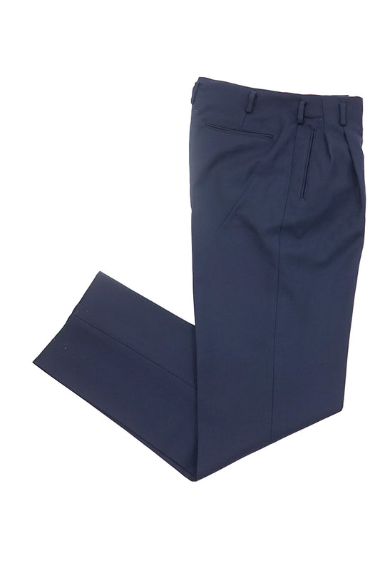 Wool Serge Two-Tack Trousers