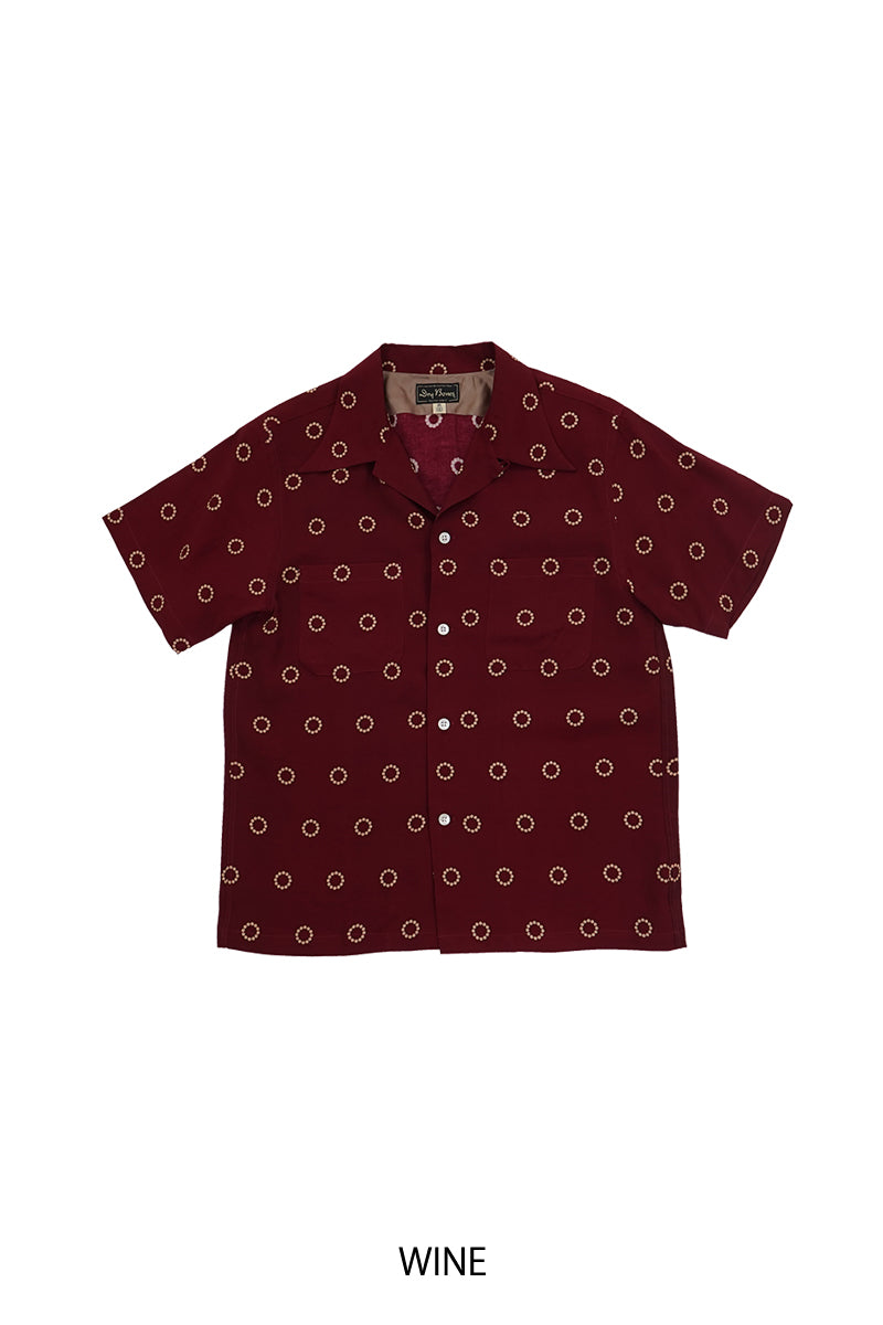 S/S Small Pattern 2 Pocket Open Shirt