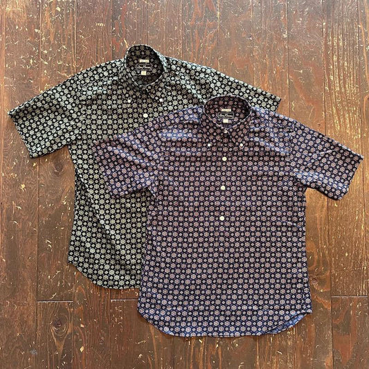 S/S Pullover B.D. Shirt “SMALL PATTERN”