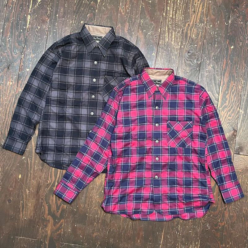 Ombre Check Work Shirt