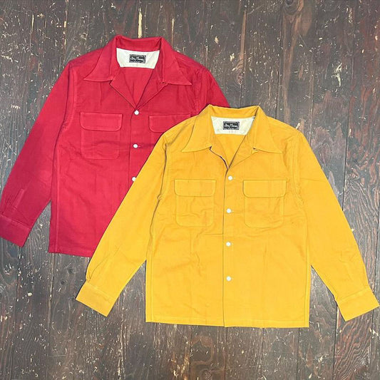 Solid Flannel 2 Flap Open Shirt