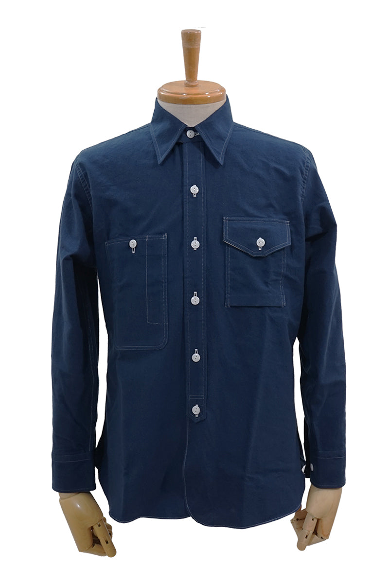 Solid Flannel Work Shirt