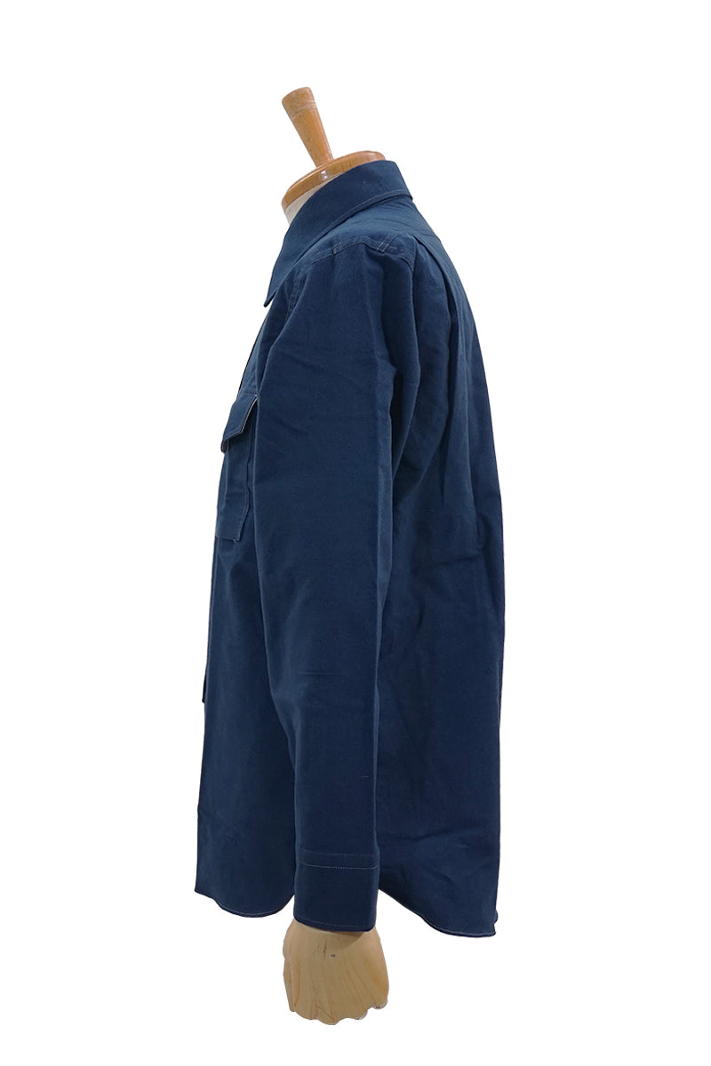 Solid Flannel Work Shirt