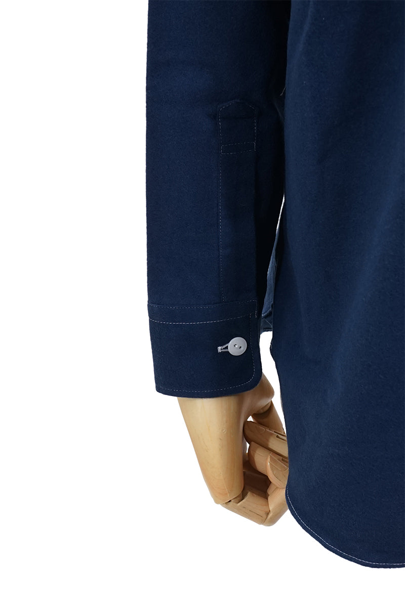 Solid Flannel Work Shirt