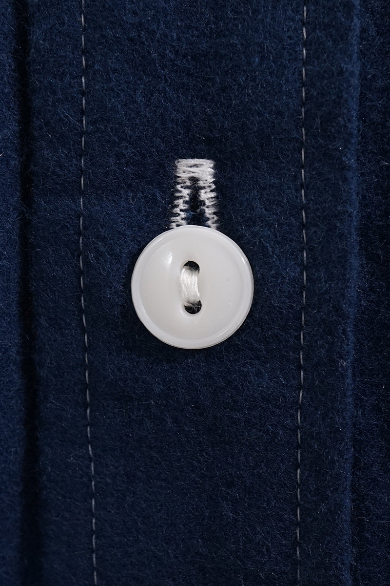 Solid Flannel Work Shirt