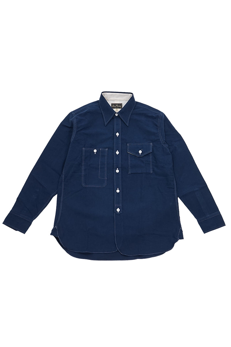 Solid Flannel Work Shirt