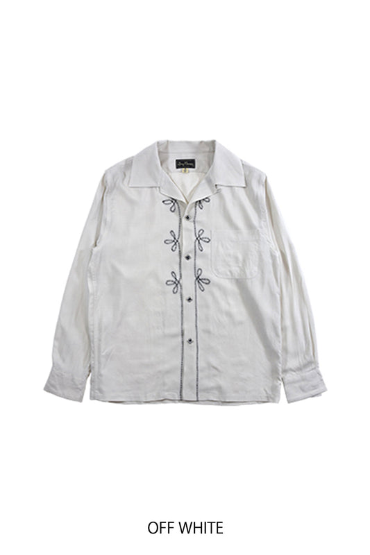 Embroidered Open Shirt “WESTERN”