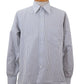 Pique Stripe Classic Regular Collar Shirt