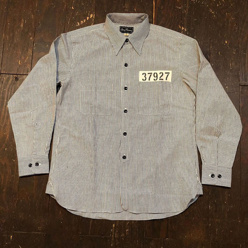 Hickory Stripe Work Shirt “ANDY”