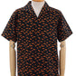 S/S Print Italian Collar Shirt “FLYING BAT”