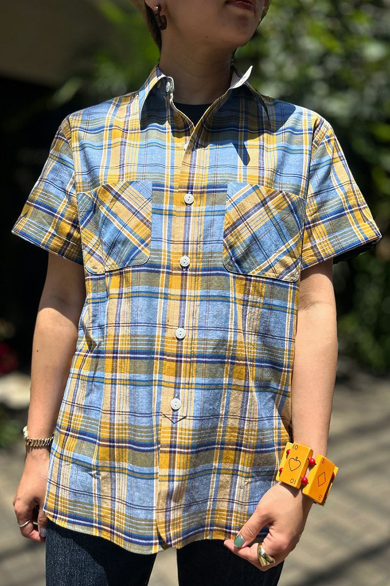 S/S Madras Check Work Shirt