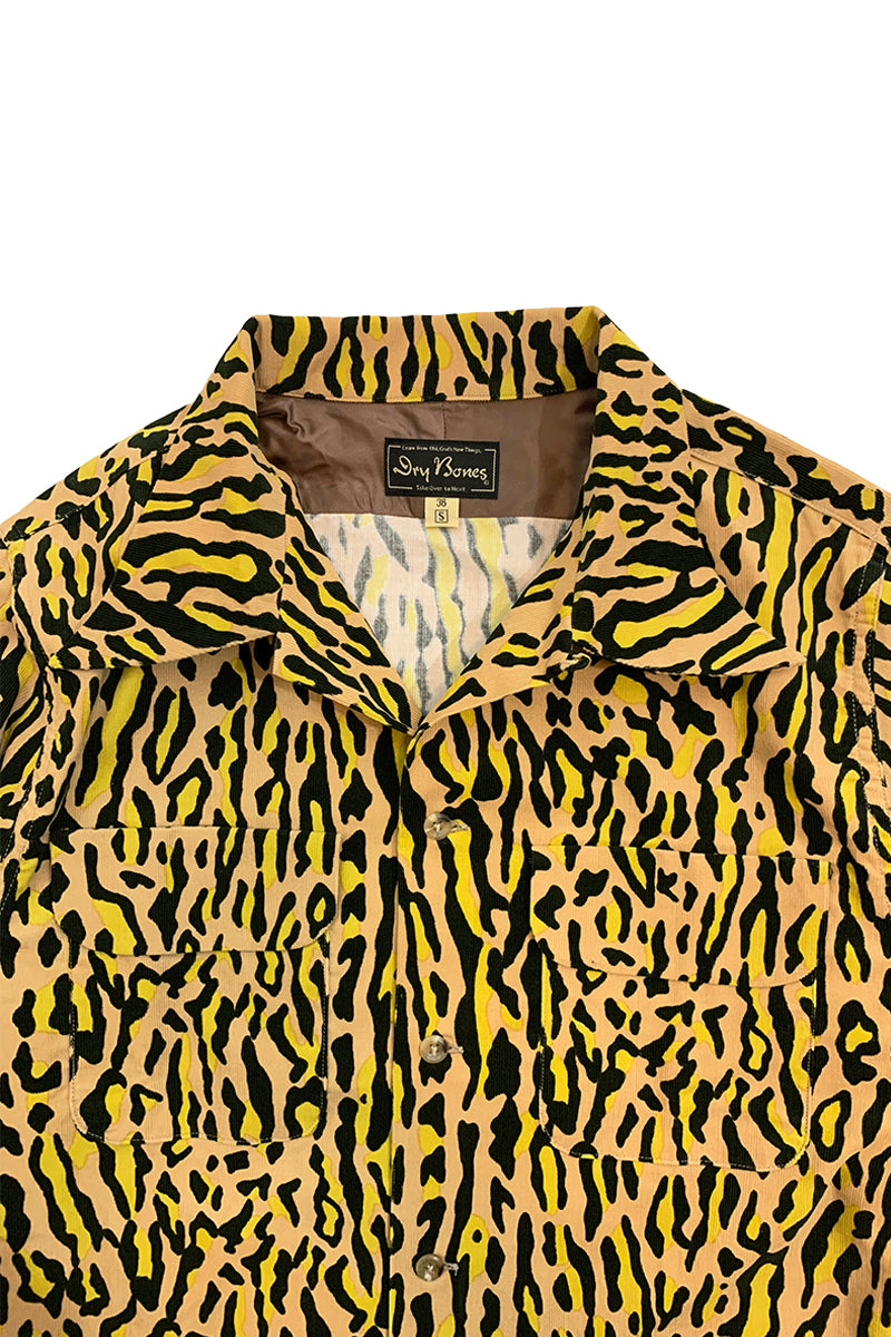 Print 2 Flap Open Shirt “VINCENT’S LEO”