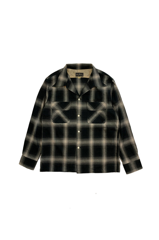 Ombre Check 2 Flap Open Shirt