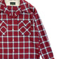 Ombre Check 2 Flap Work Open Shirt