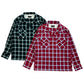 Ombre Check 2 Flap Work Open Shirt