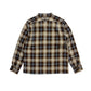 Ombre Check Open Shirt