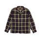 Ombre Check Open Shirt