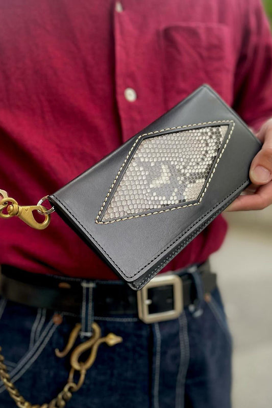 Snake 2Tone Biker Wallet