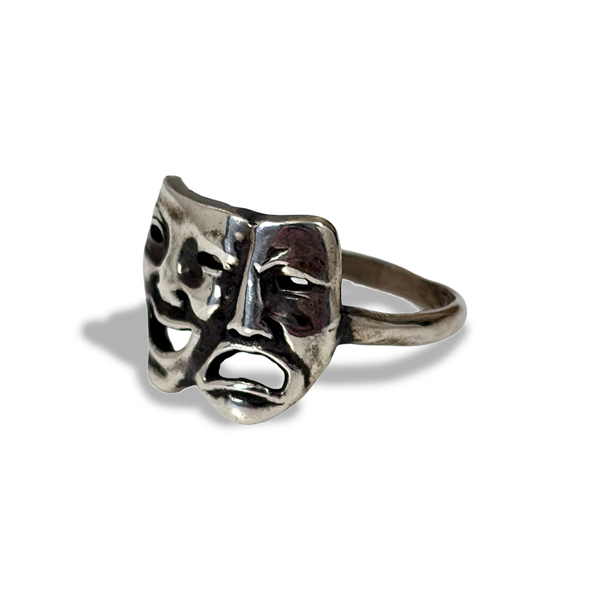 Silver Two Face Ring 