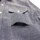 Irregular Pocket Chambray Work Shirt