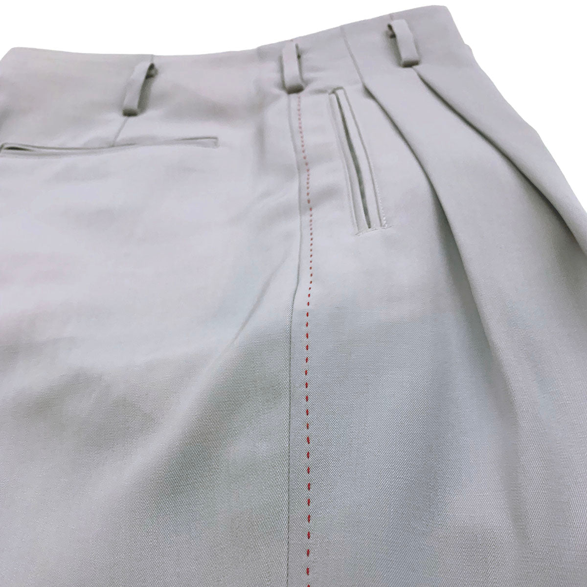 Hand Stitched Two Tuck Trousers