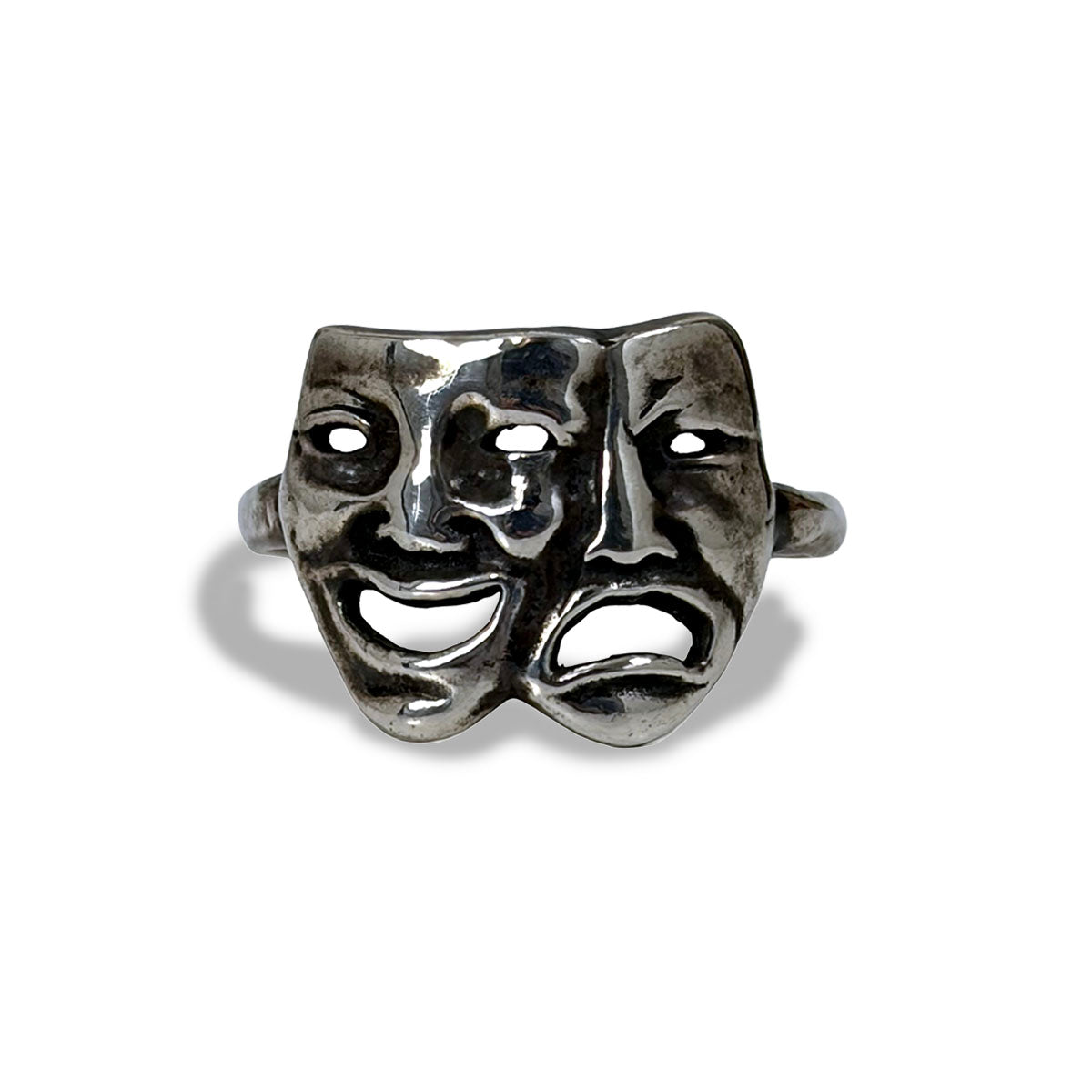 Silver Two Face Ring 