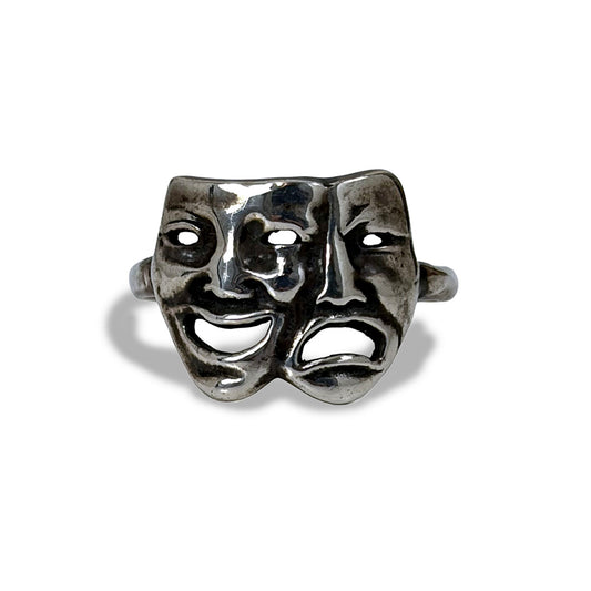 Silver Two Face Ring 