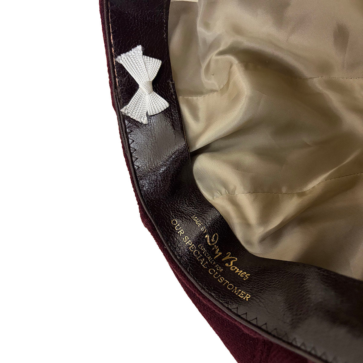 Wool Viyella Snappy Cap