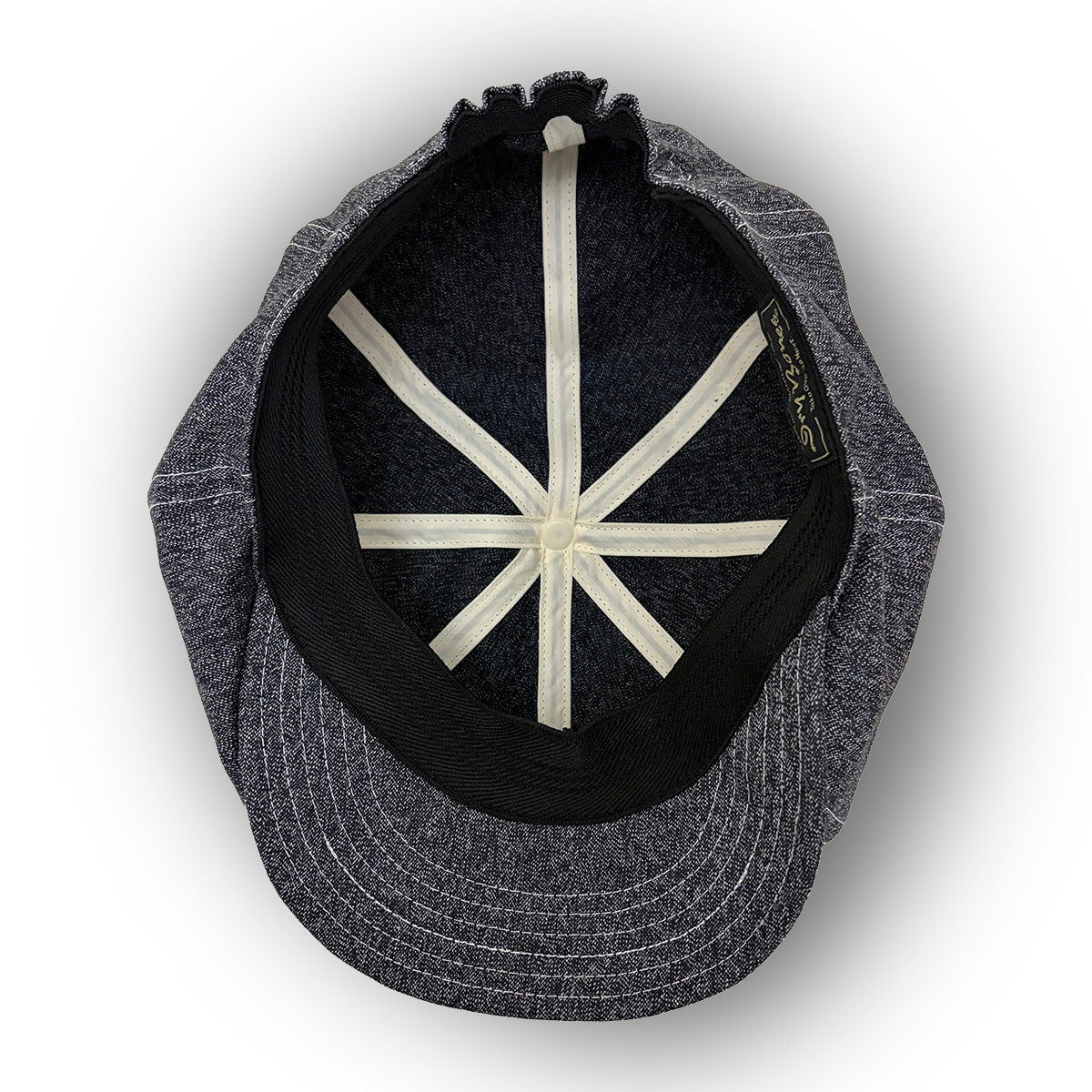 Black Chambray Casquette